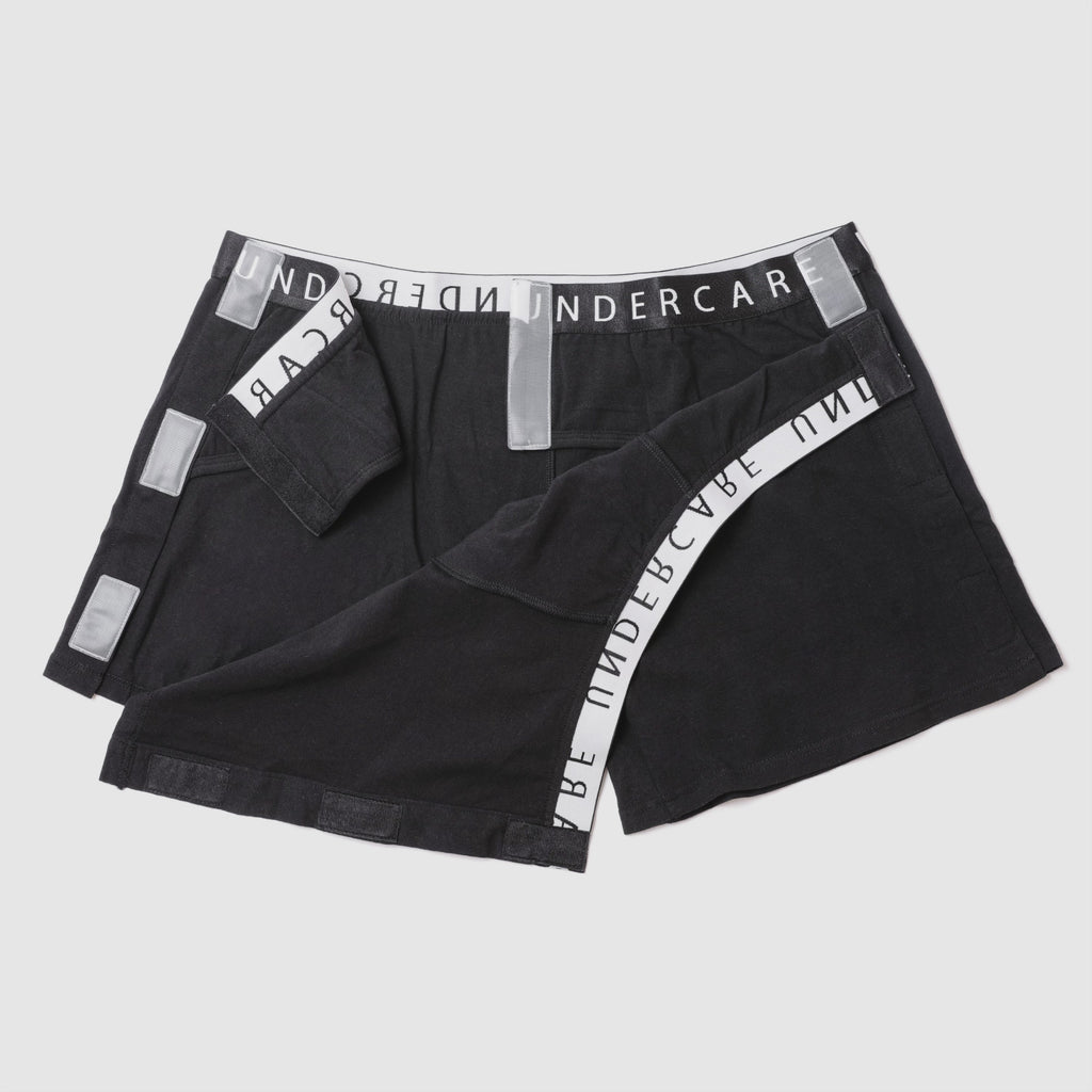 Undercare Adaptive Underwear: Men's Classic Brief with Easy Velcro Closure  and Fly Opening Black at  Men's Clothing store